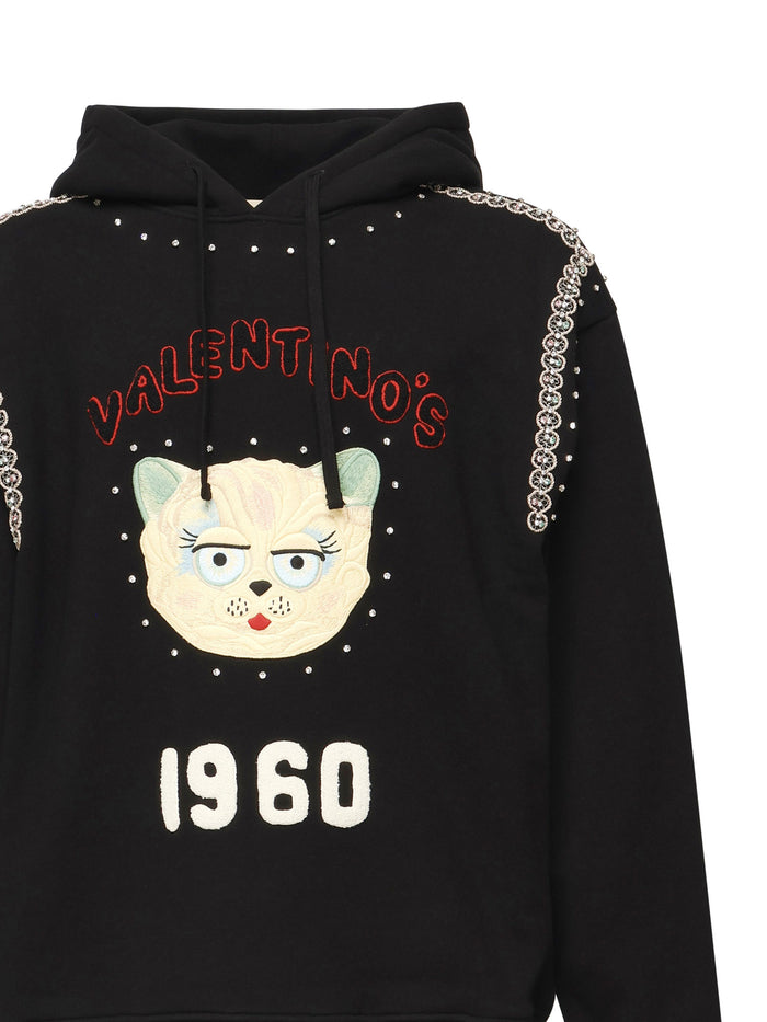 Valentino Garavani Sweaters Black Cotton