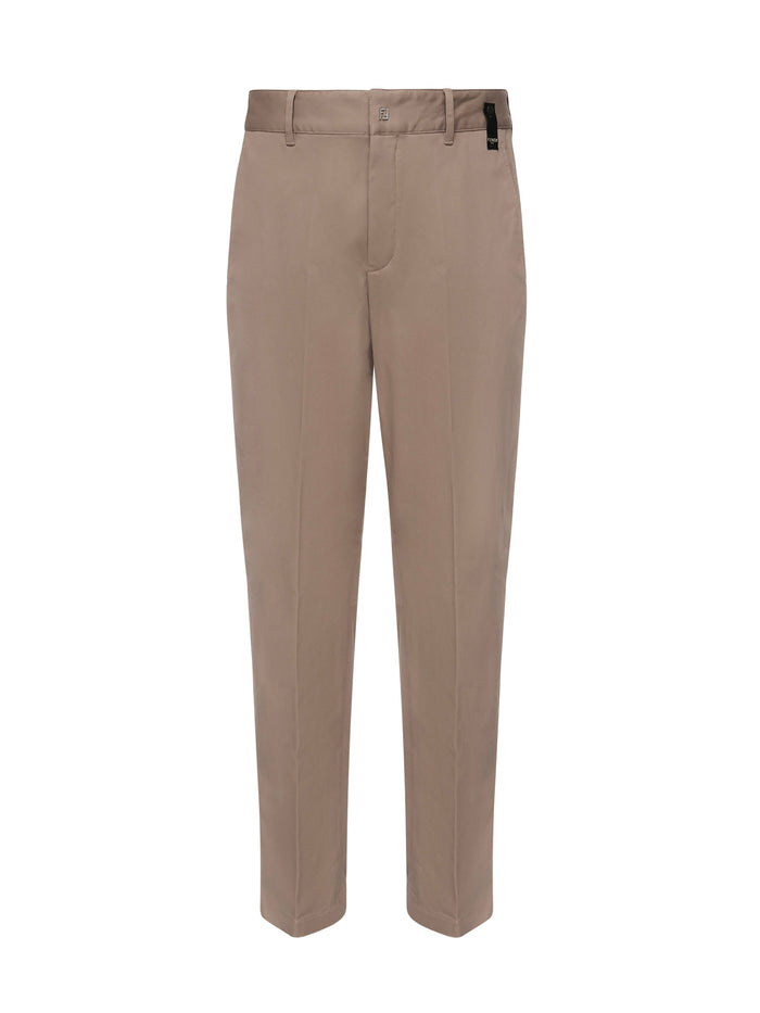 Fendi RTW Taupe Gray Cotton