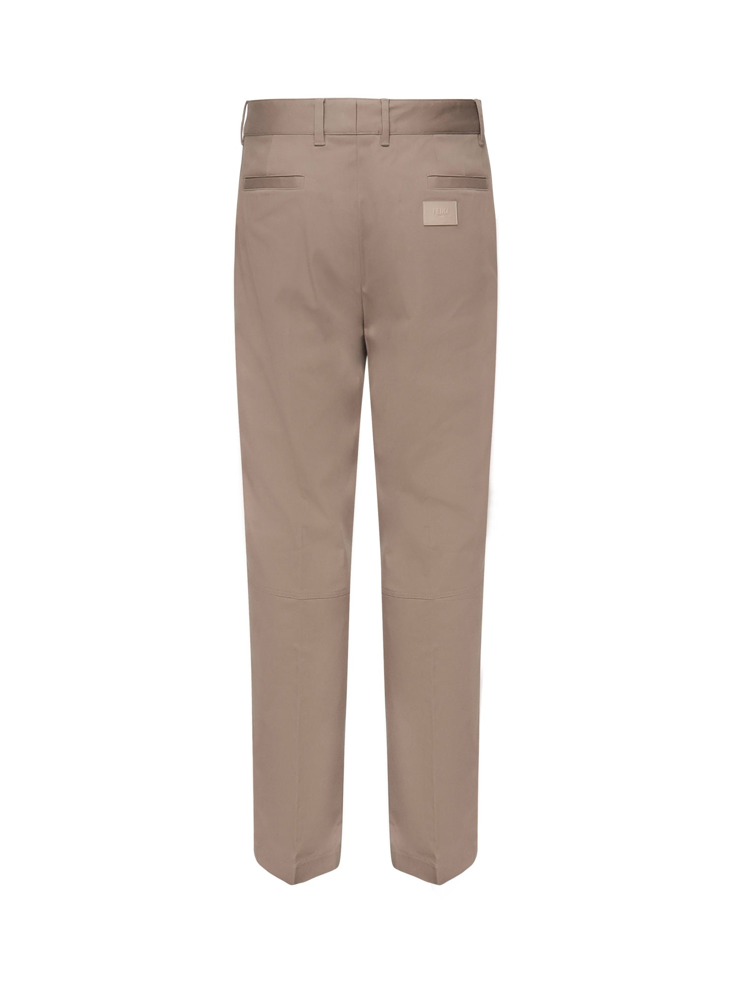 Fendi RTW Taupe Gray Cotton