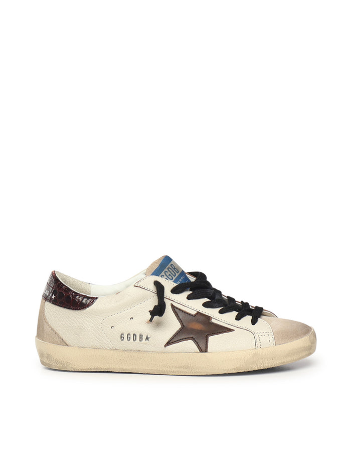 Golden Goose Sneakers White/beige/brown Goatskin