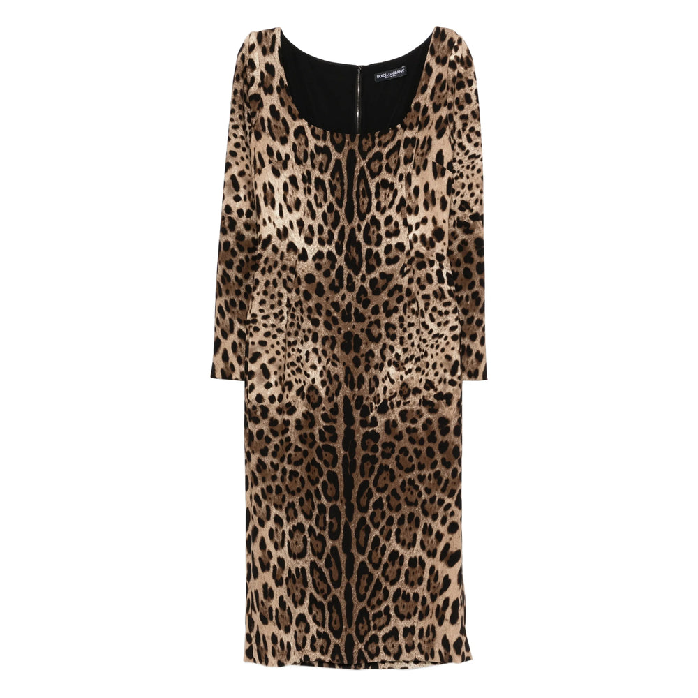 Dress Dolce & Gabbana Brown/black Lining Silk: 91