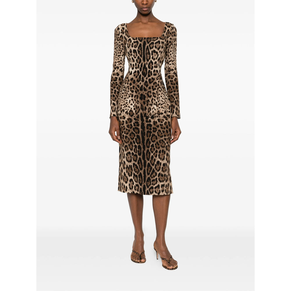Dress Dolce & Gabbana Brown/black Lining Silk: 91