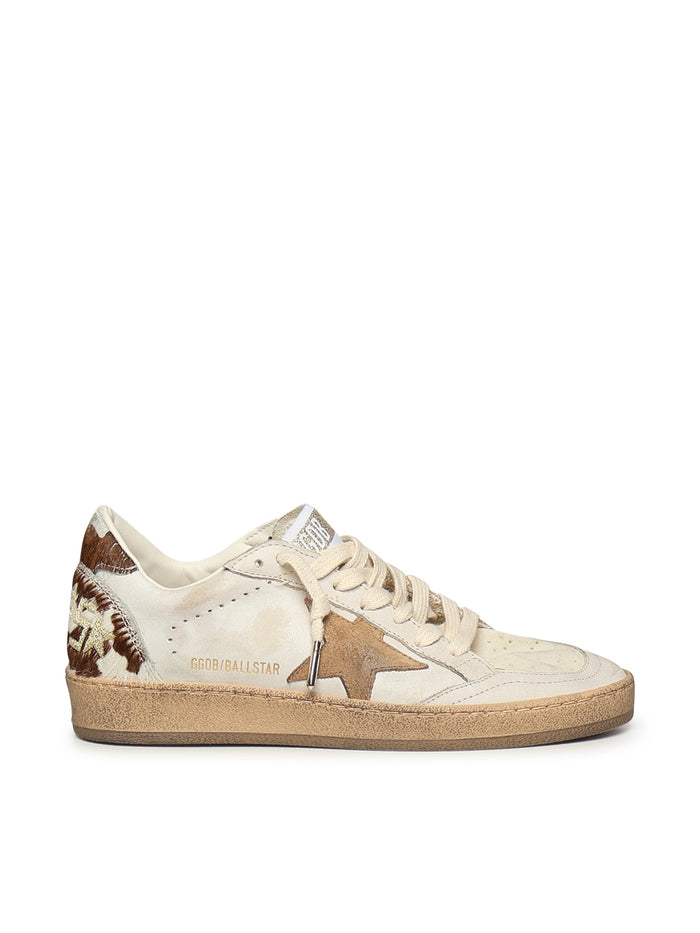 Golden Goose Sneakers White/caramel/brown Cowskin