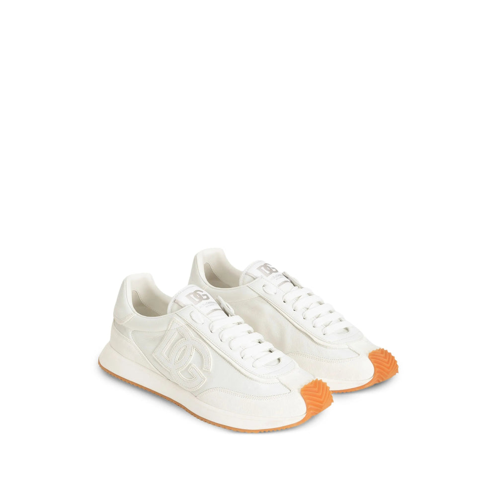 Sneaker Dolce & Gabbana White Calfskin: 100