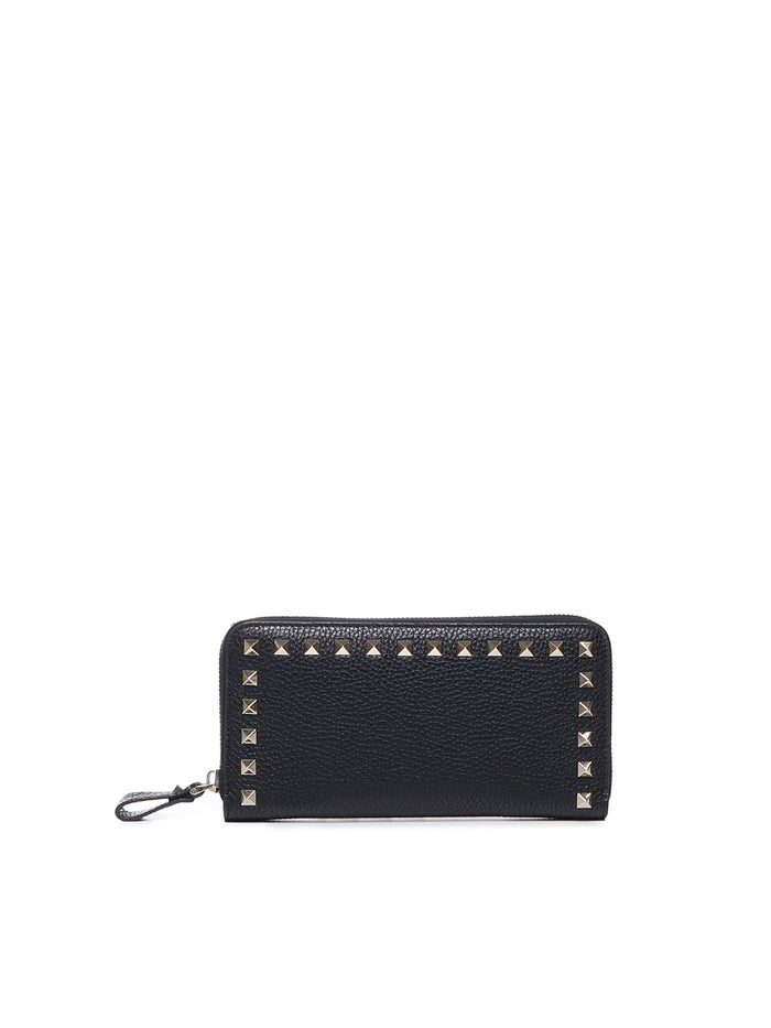 Valentino Garavani Wallets Black Calfskin