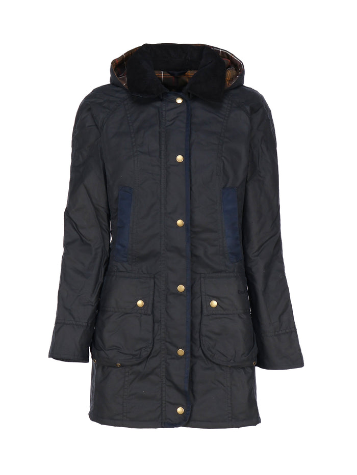 Barbour Coats Blue Waxed Cotton