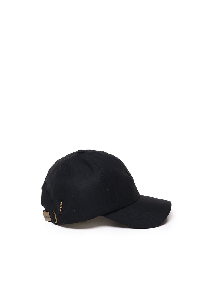 Barbour Hats Black Waxed Cotton