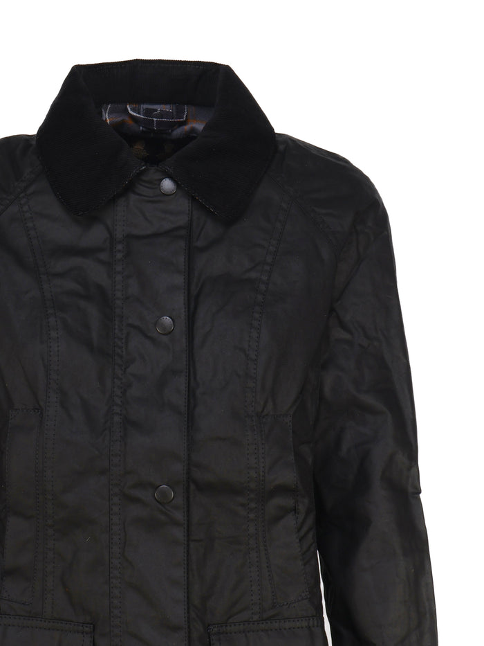 Barbour Coats Black Waxed Cotton