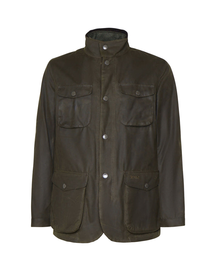 Barbour Coats Green Waxed Cotton