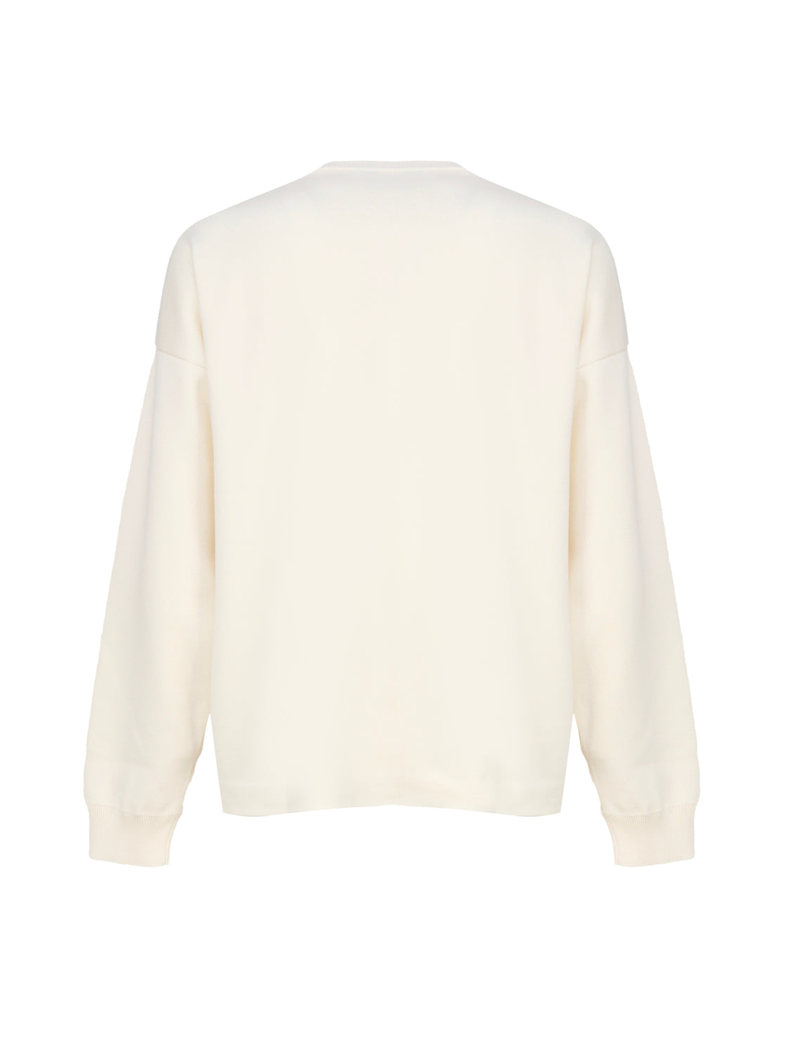 Loewe Sweaters Soft White Cotton