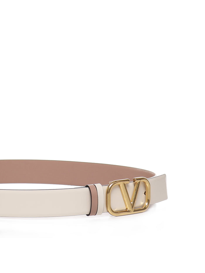 Valentino Garavani Belts White Calfskin