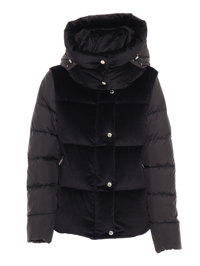LAVY-EV JACKET Black Cotton Coat