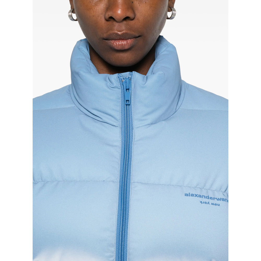 Outerwear Alexander Wang Blue/grey Lining Polyamide: 100. Outerwears