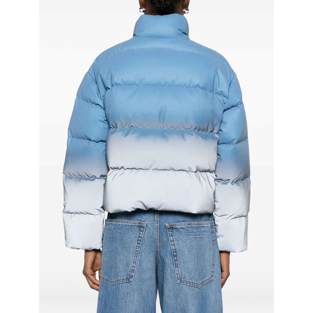 Outerwear Alexander Wang Blue/grey Lining Polyamide: 100. Outerwears