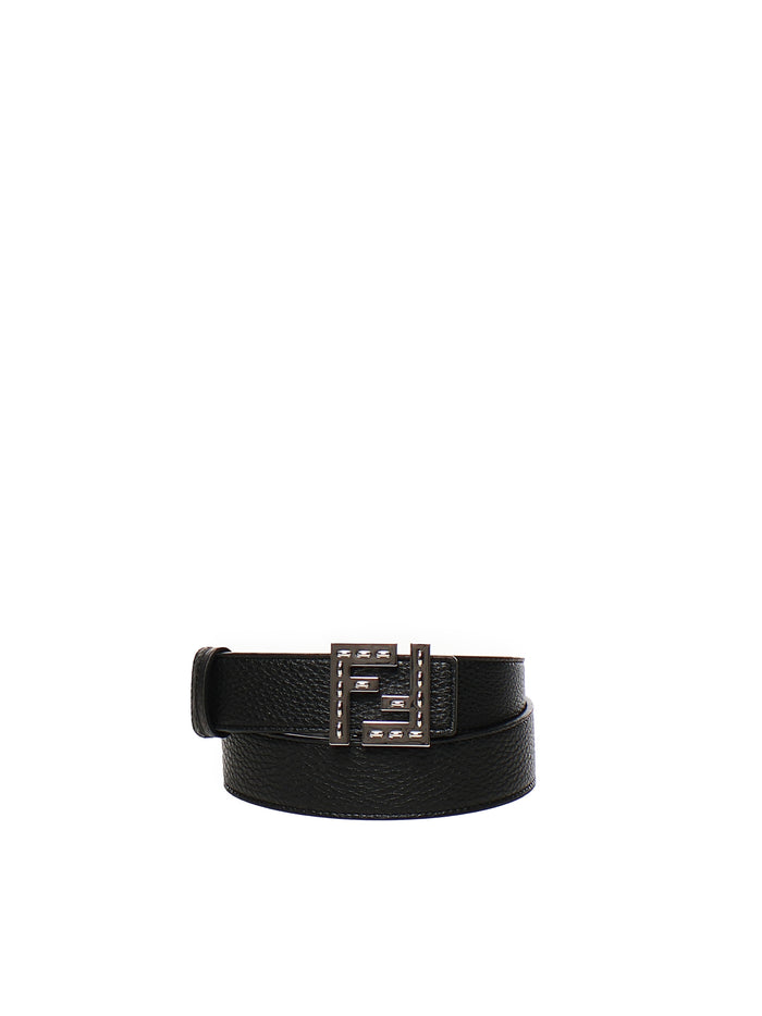 Fendi Belts Black Calfskin