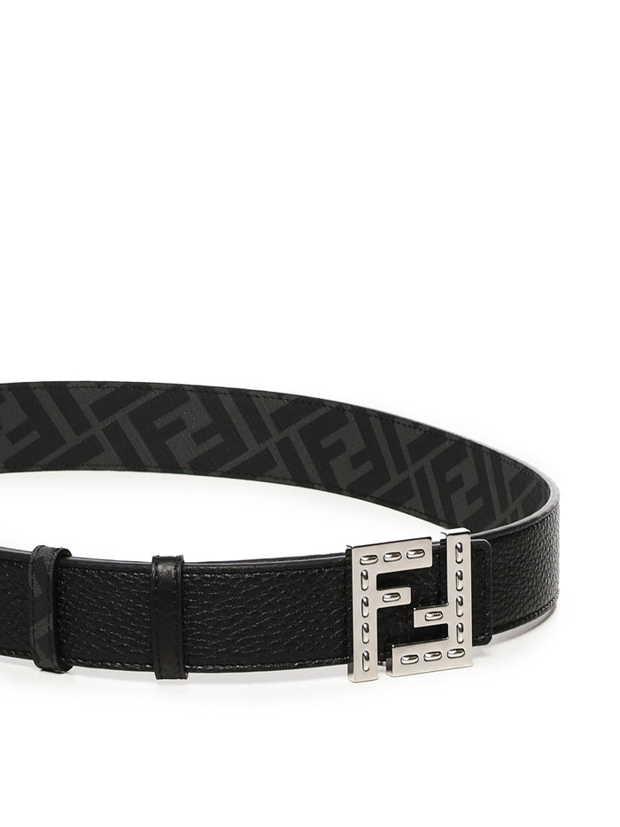 Fendi Belts Black Calfskin