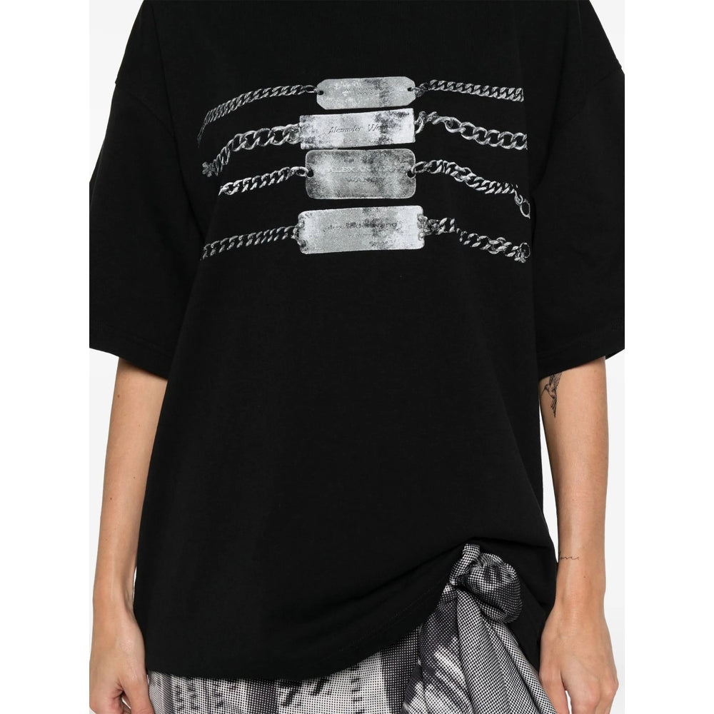 T-Shirt Alexander Wang Black Cotton: 100. T-shirts