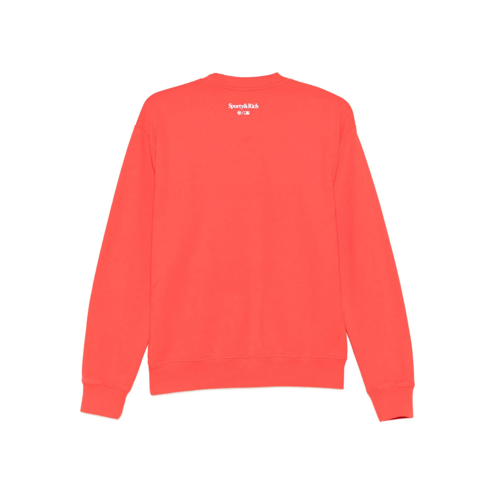 Sweater Sporty & Rich Red Cotton: 97