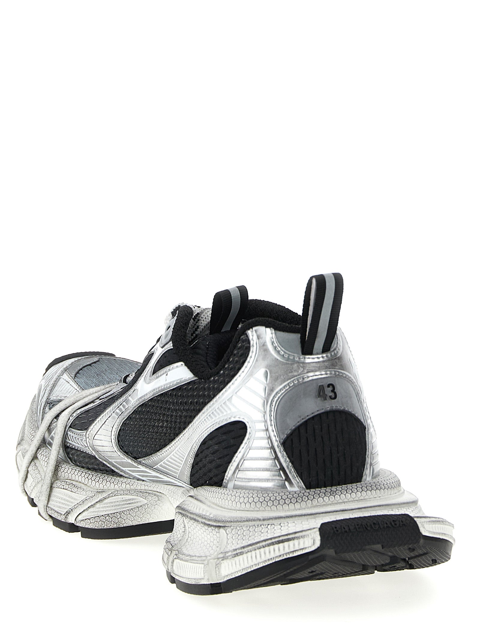 3XL sneakers Silver Polyurethane