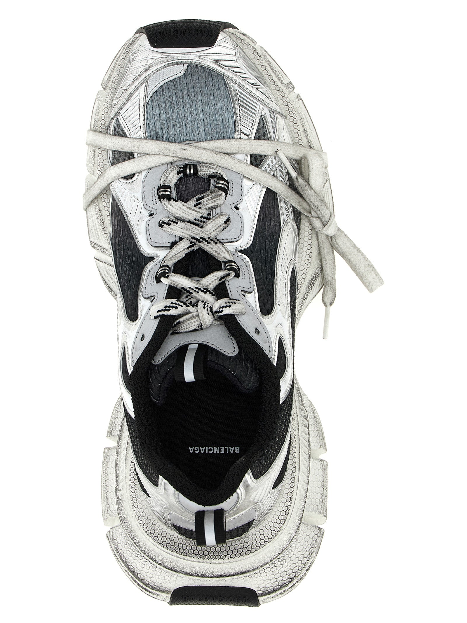 3XL sneakers Silver Polyurethane