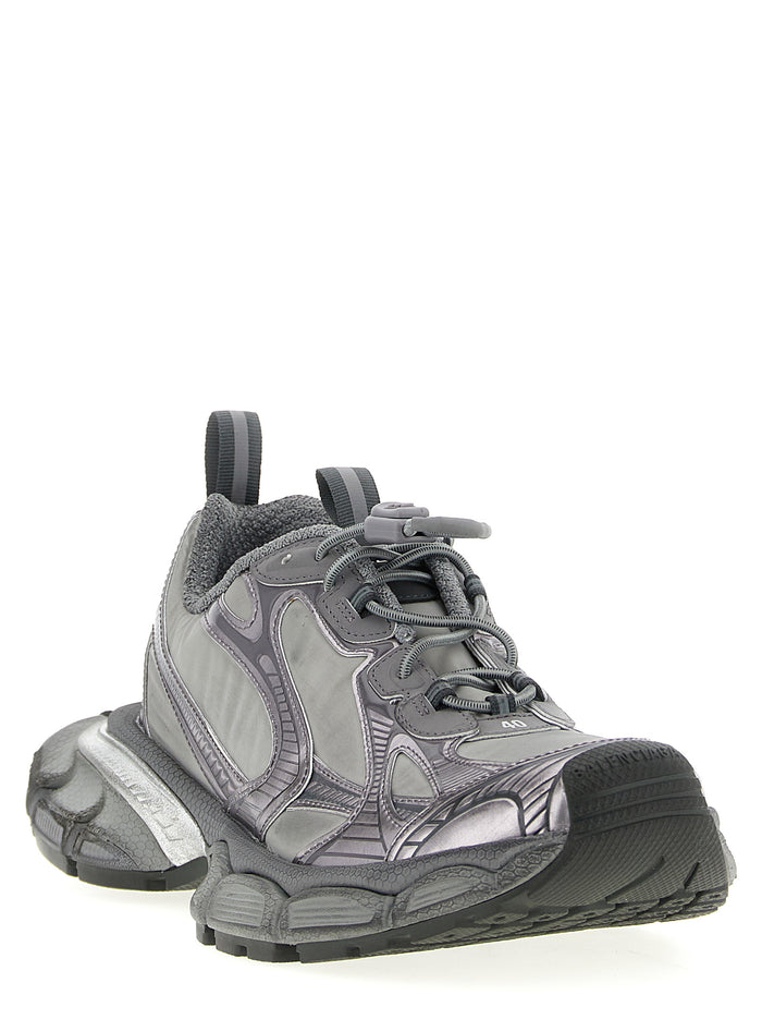 3XL sneakers Gray Polyester Polyurethane Nylon