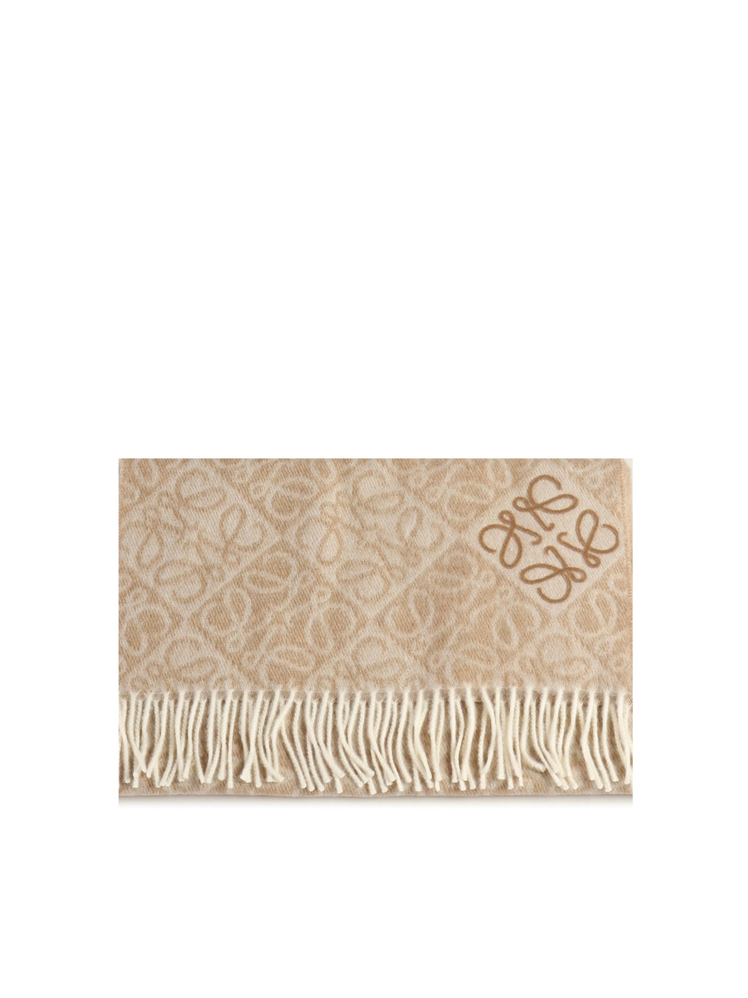 Loewe Scarfs Beige Wool/cashmere