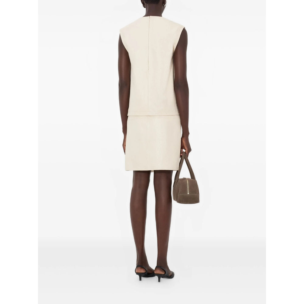 Top Lou De Saison Neutrals Leather: 100. Tops