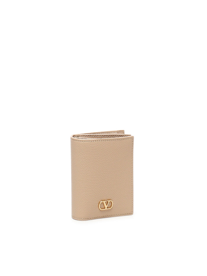 Valentino Garavani Wallets Rose Sand Calfskin
