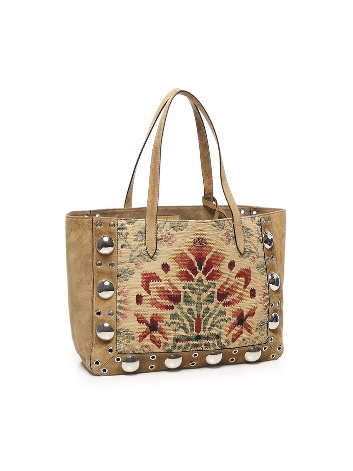 Valentino Garavani Bags Multicolor/havana Beige Polyester