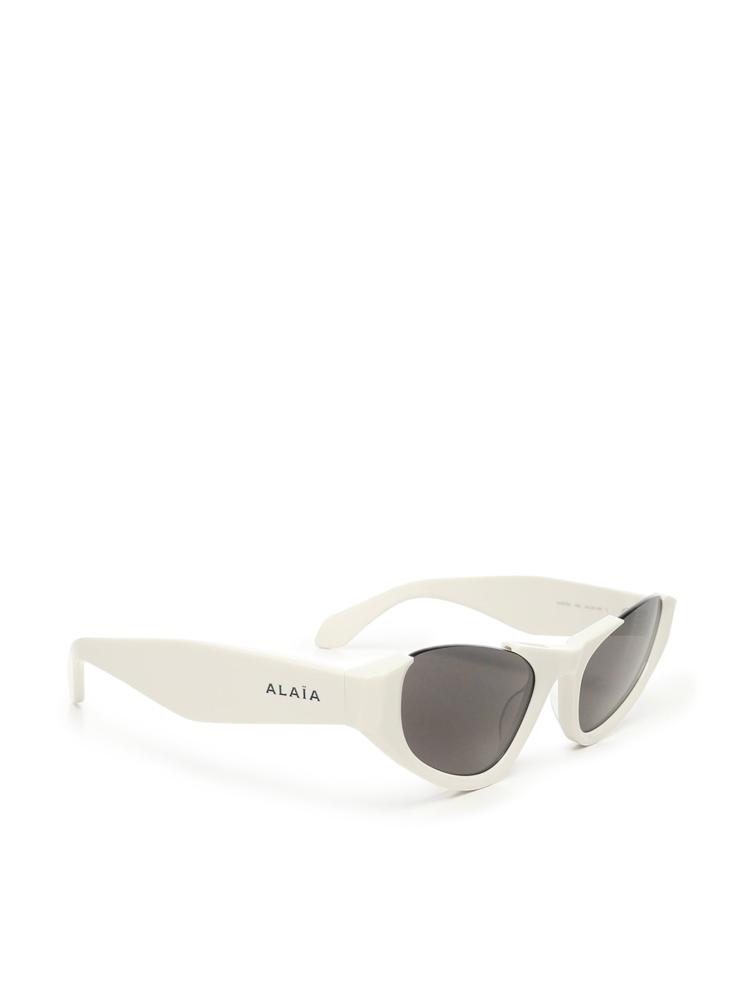 Alaia Sunglasses White Recycled Acetate