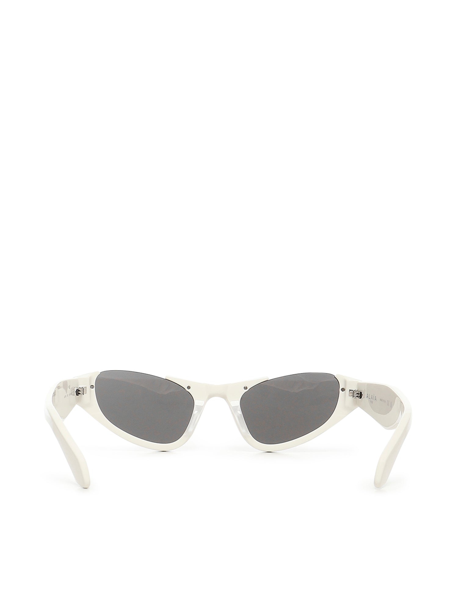 Alaia Sunglasses White Recycled Acetate