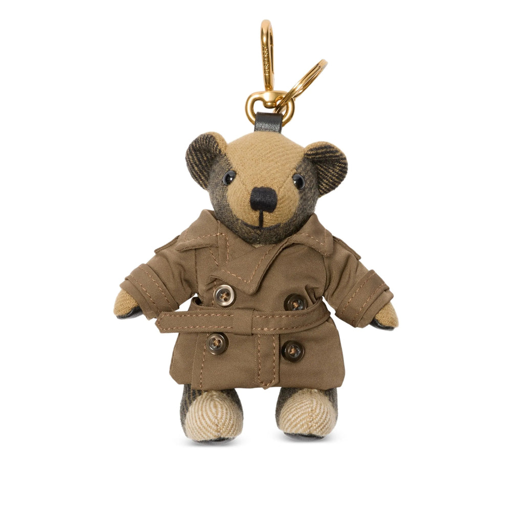 Keyring Burberry Brown Lining Cotton: 100. Keyrings