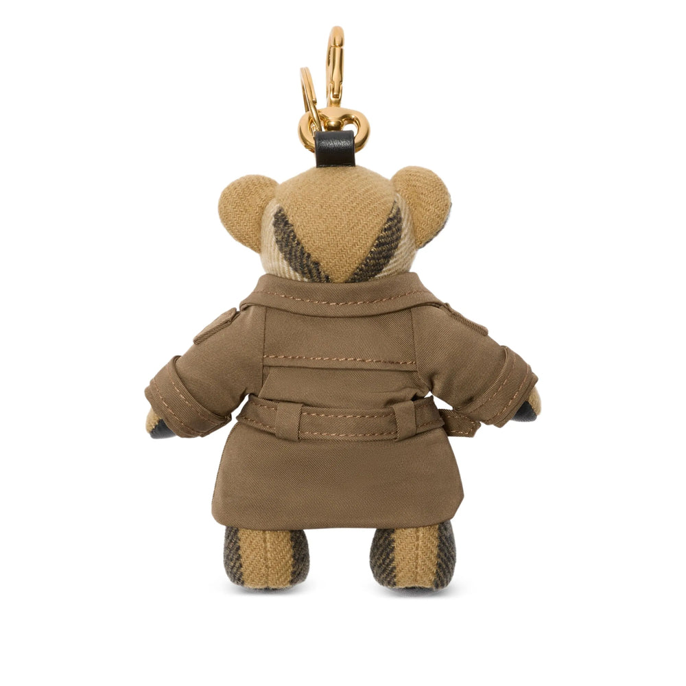 Keyring Burberry Brown Lining Cotton: 100. Keyrings