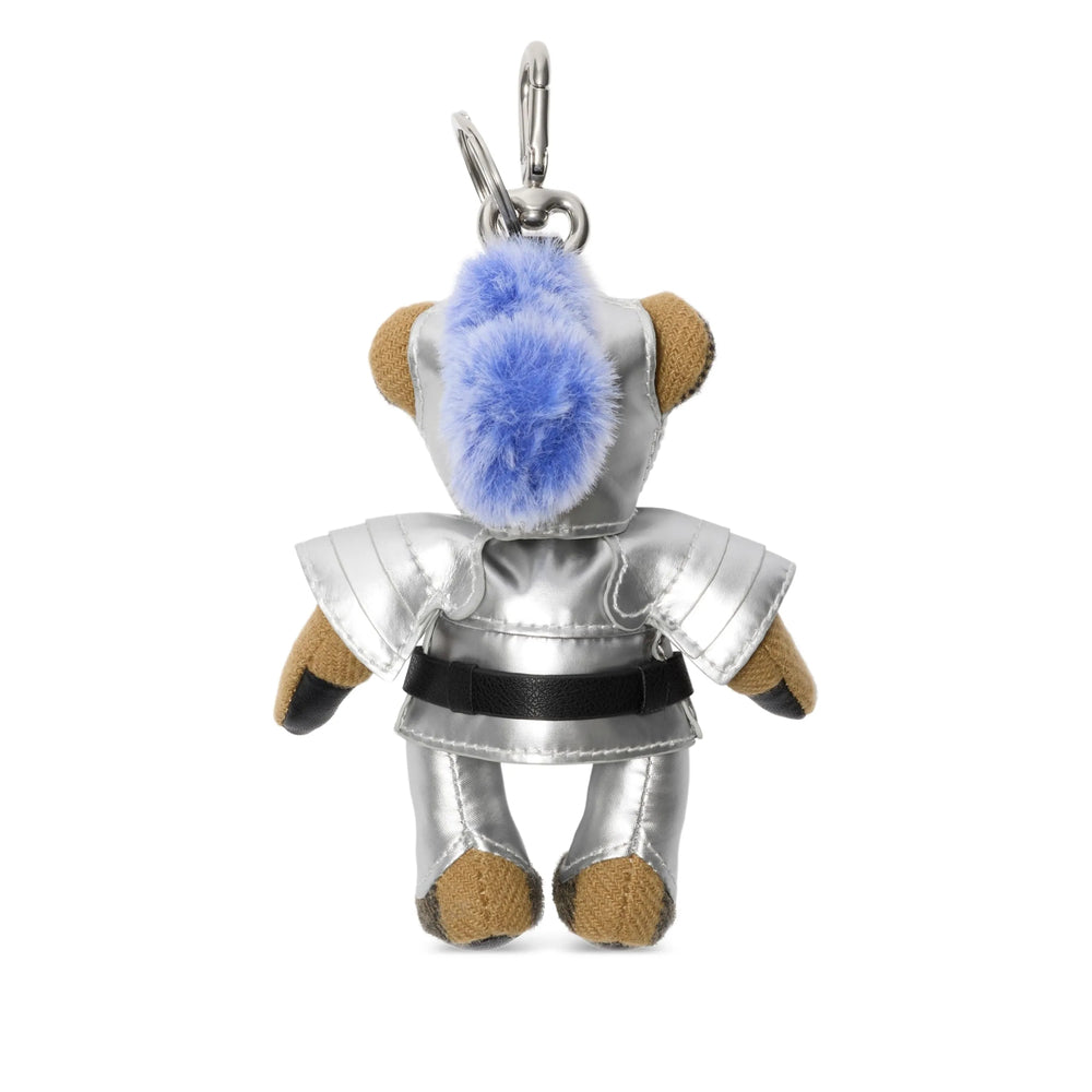 Keyring Burberry Grey/brown Artificial Fur: 100. Keyrings
