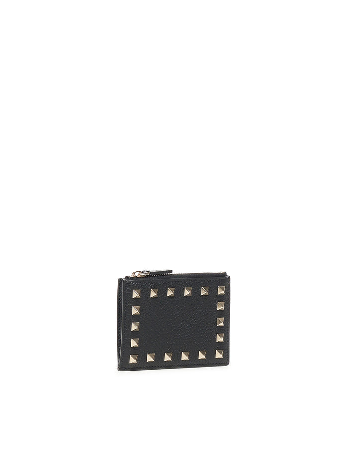 Valentino Garavani Wallets Black Calfskin