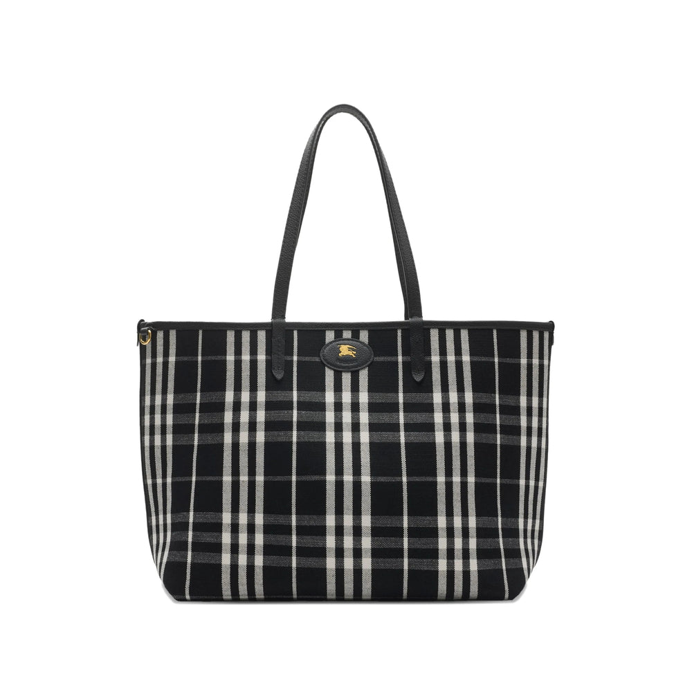 Bag Burberry Black/white Cotton: 67