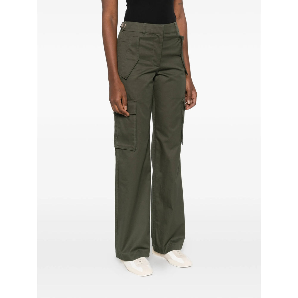 Pant Burberry Green Cotton: 100