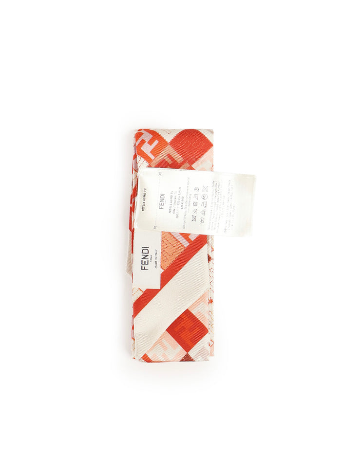Fendi Scarfs Red Silk