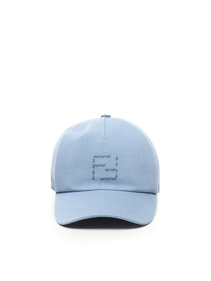 Fendi Hats Blue Linen