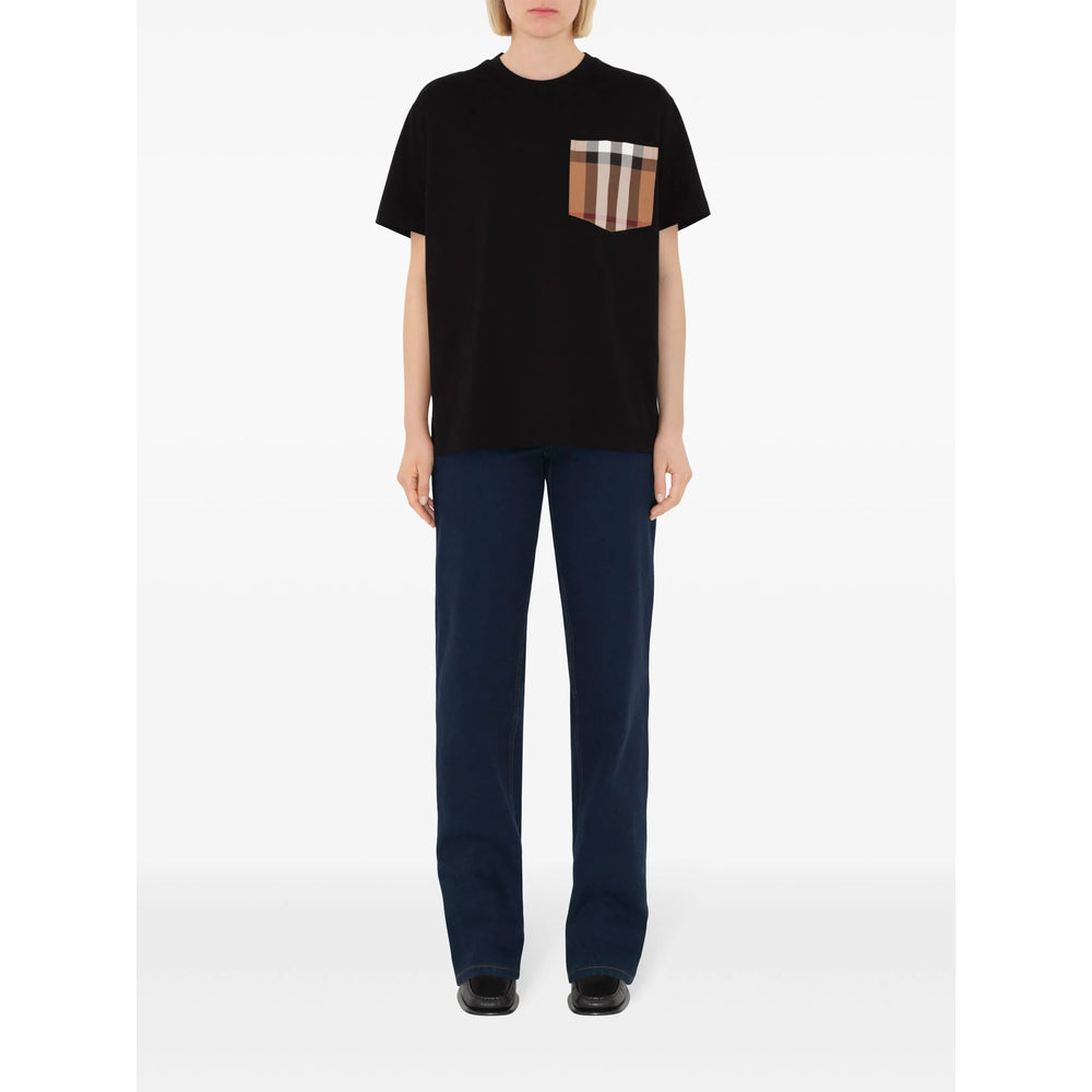 T-Shirt Burberry Black Cotton: 100. T-shirts