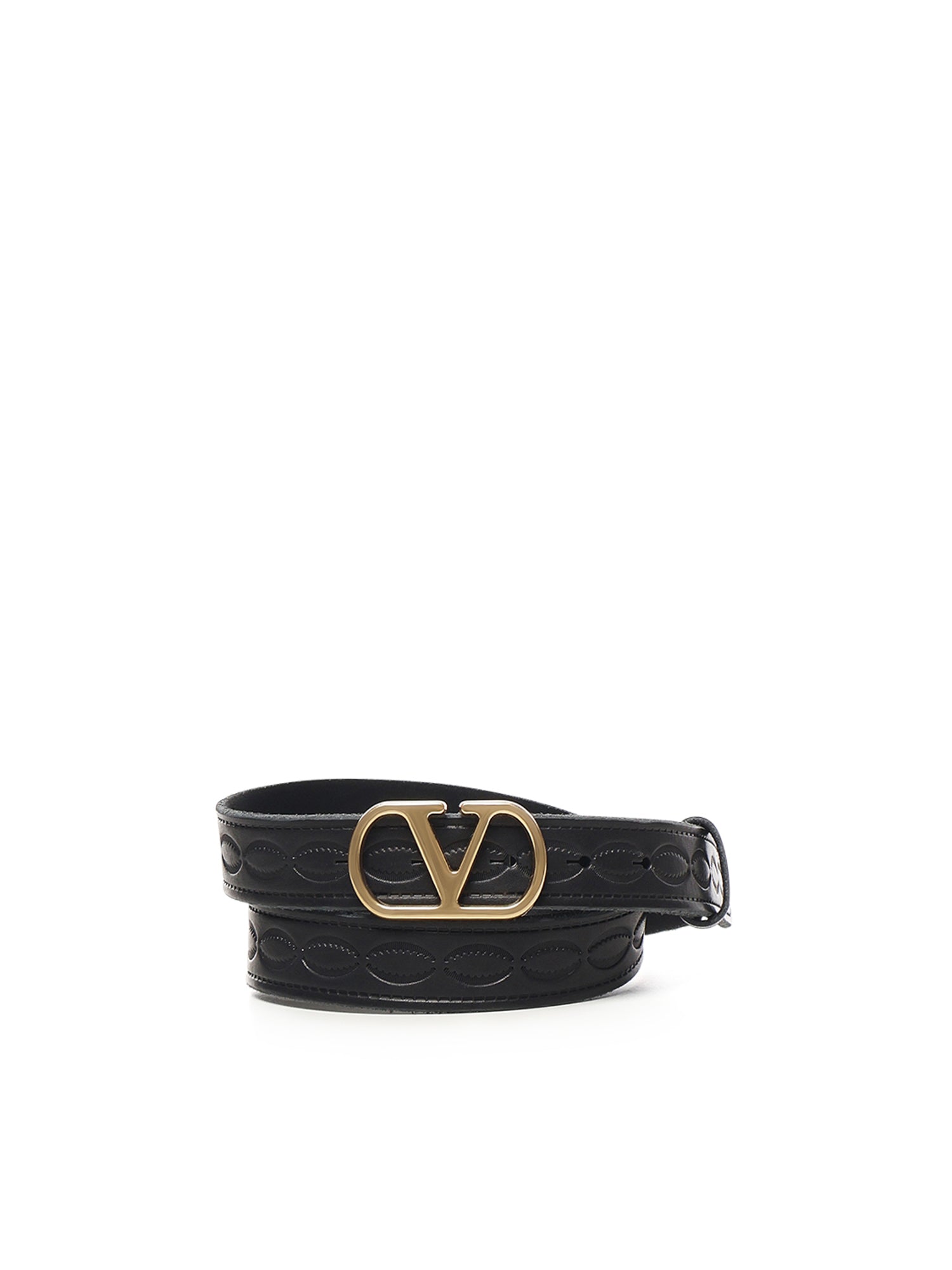 Valentino Garavani Belts Black Calfskin