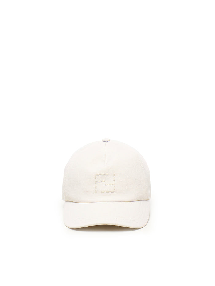 Fendi Hats White Linen