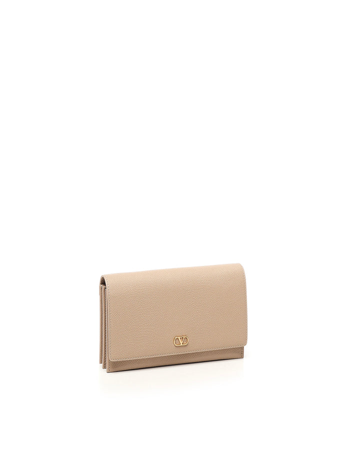 Valentino Garavani Wallets Rose Sand Calfskin