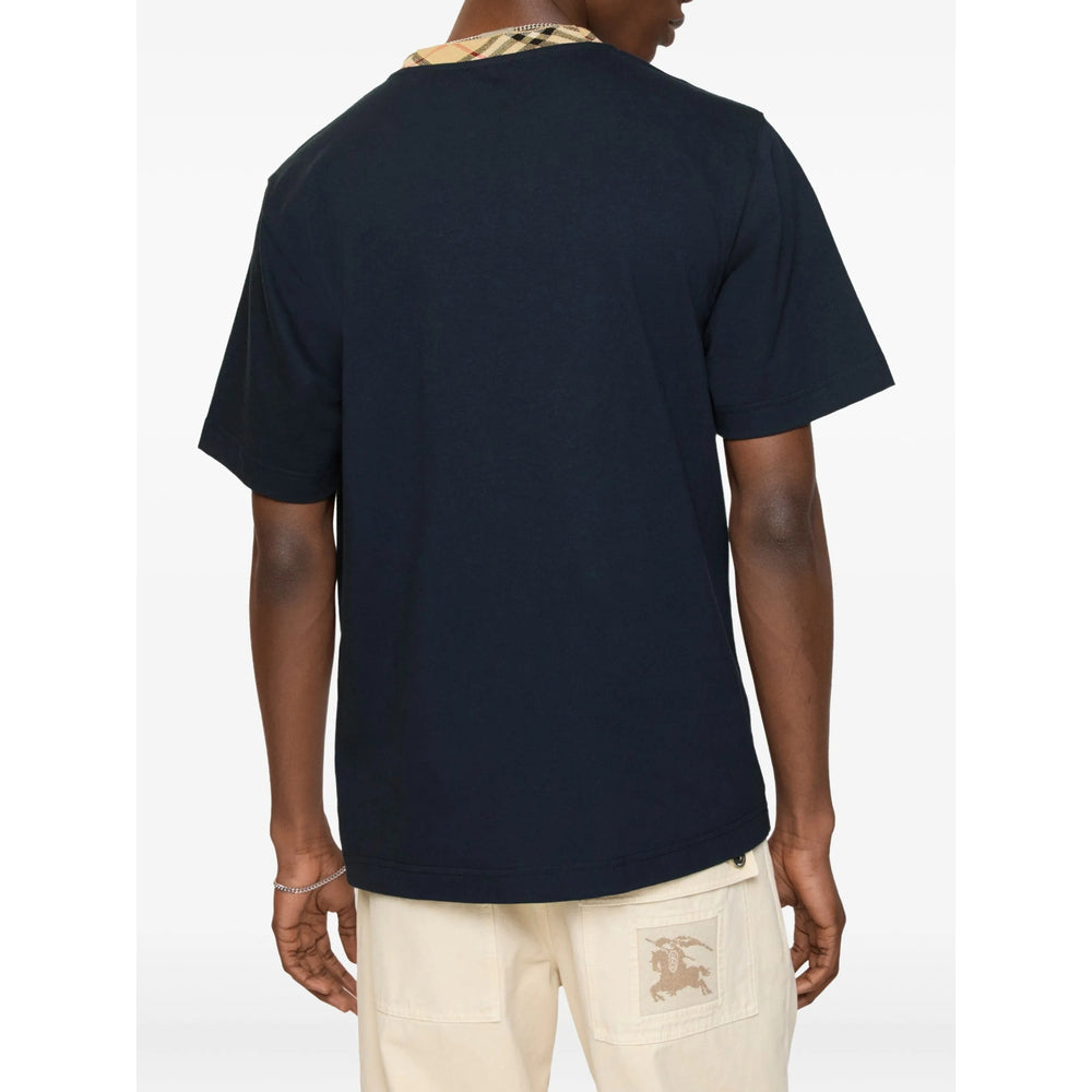 T-Shirt Burberry Blue Cotton: 100. T-shirts