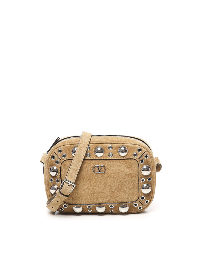Valentino Garavani Bags Havana Beige Suede