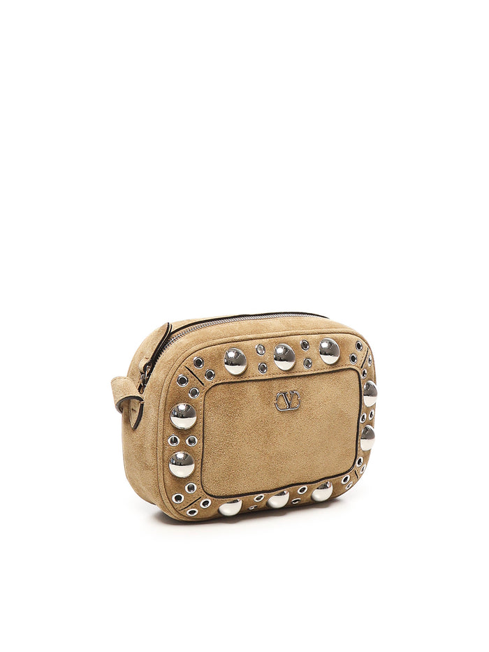 Valentino Garavani Bags Havana Beige Suede