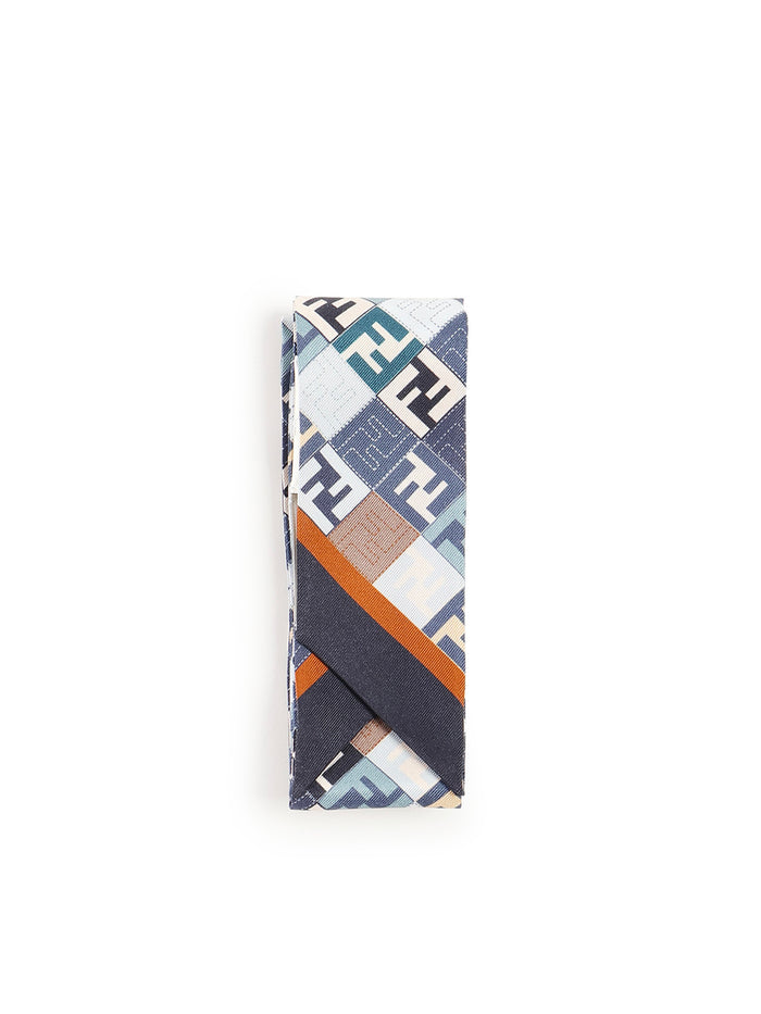 Fendi Scarfs Blue Silk
