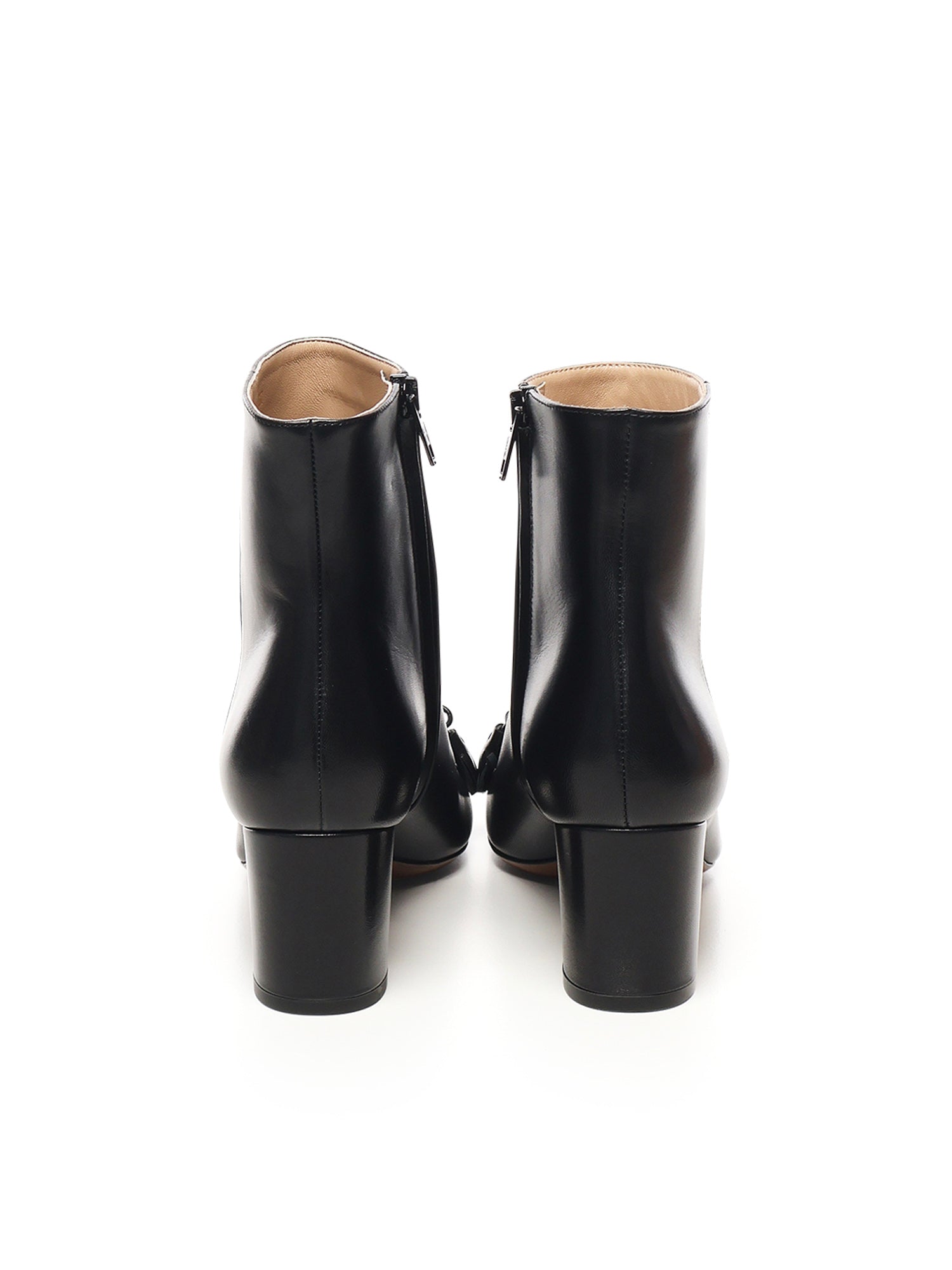 Valentino Garavani Boots Black-coffee Goatskin