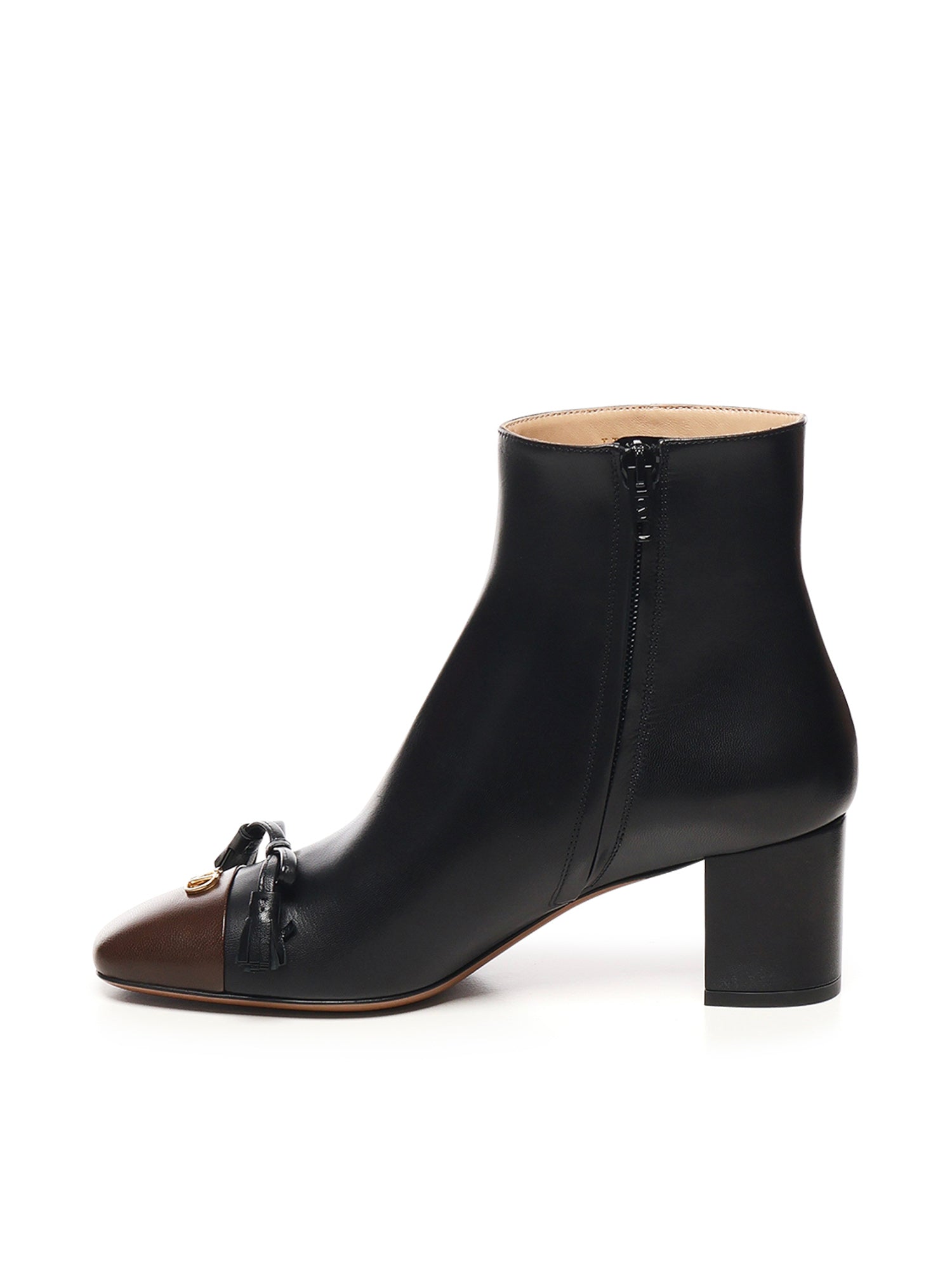 Valentino Garavani Boots Black-coffee Goatskin