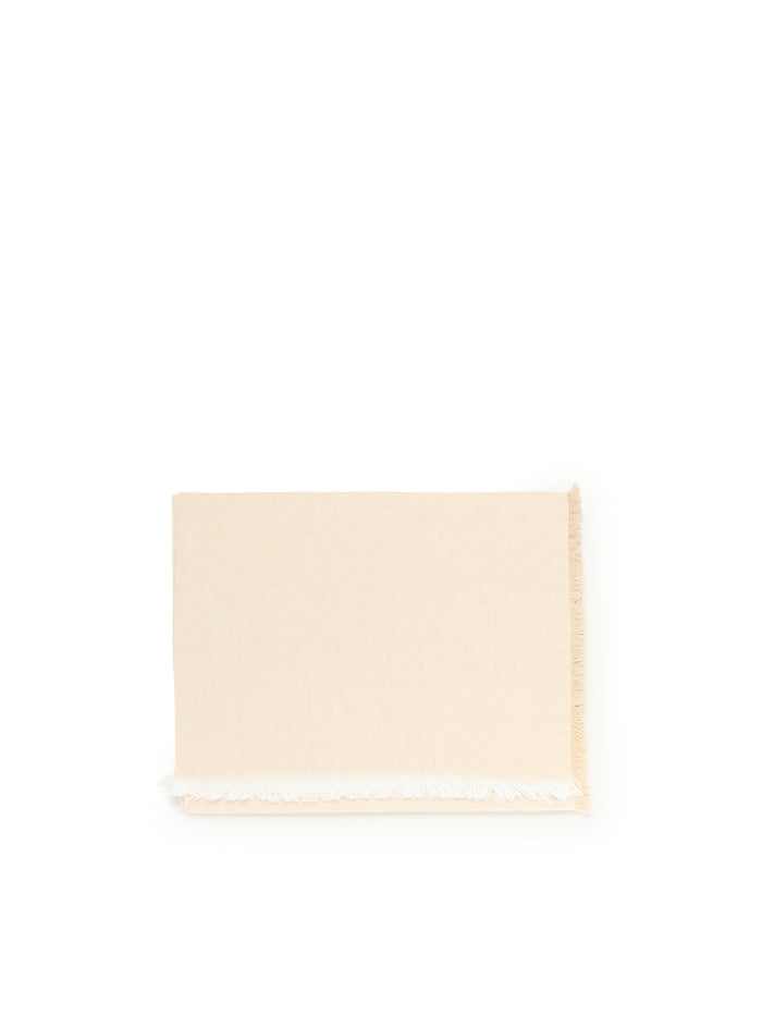 Fendi Scarfs Beige Cotton